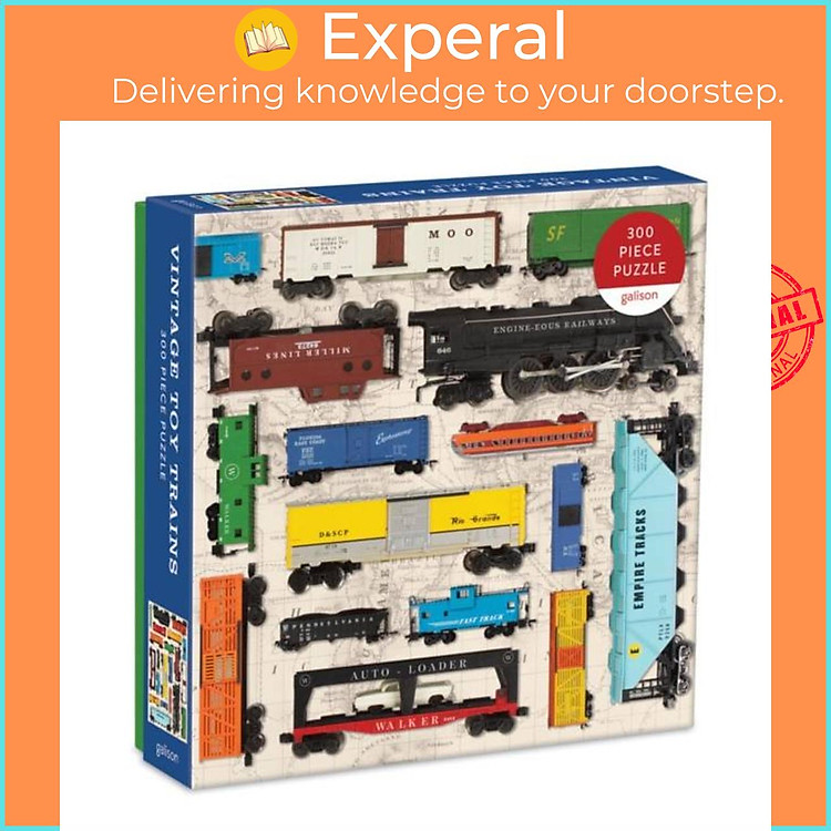 Sách - Vintage Toy Trains 300pc Puzzle by (UK edition, paperback)