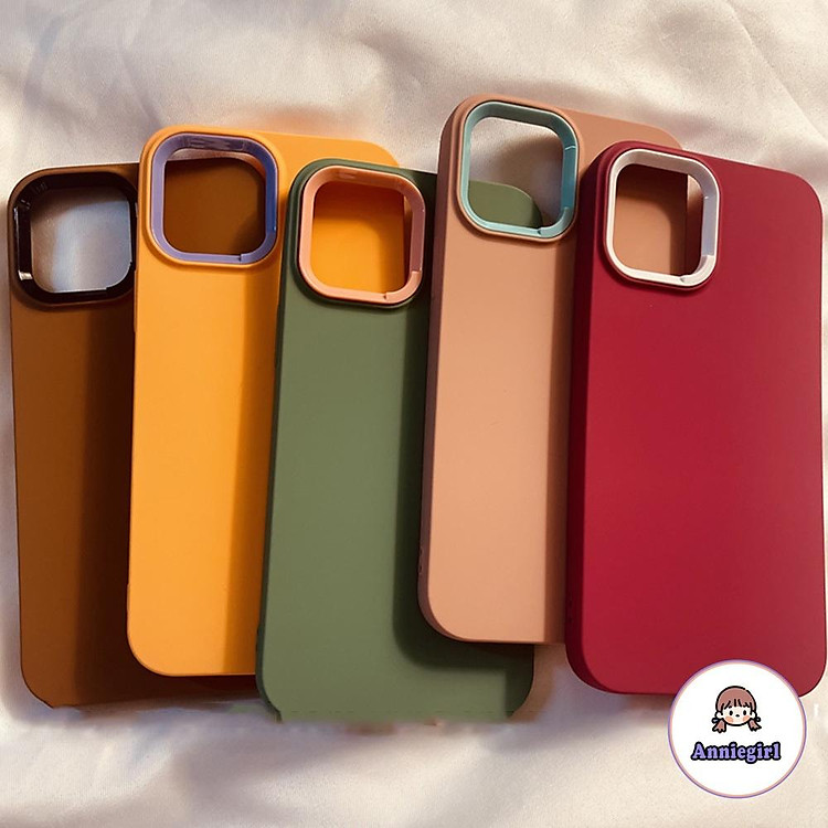 Ốp điện thoại silicon dẻo màu trơn thời trang chống va đập cho iPhone 13 12 11 pro max x xr ultra