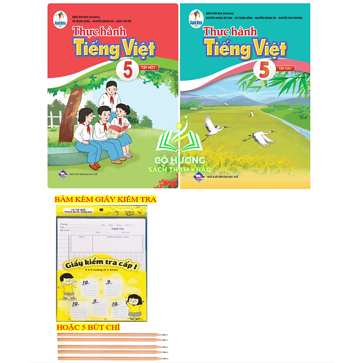 Combo thực hành tiếng Việt 5 – Tập 1 + 2