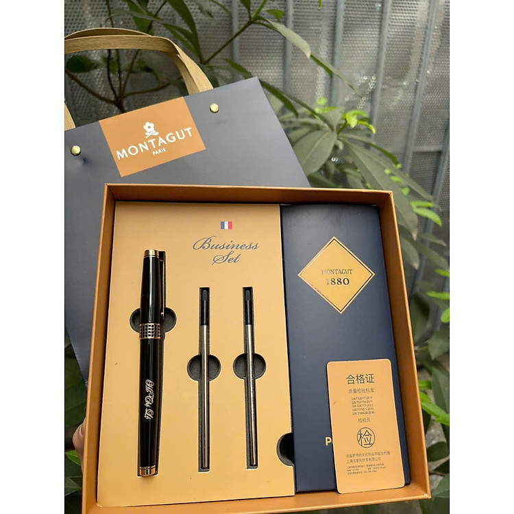 Bút ký thương hiệu Pháp Montagut Miễn Phí Khắc Tên cao cấp 801 phiên bản Business Luxury B221