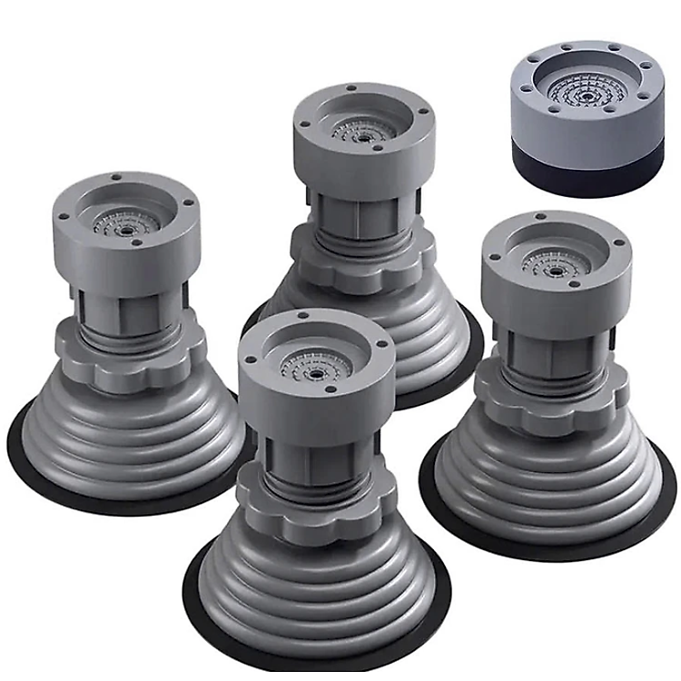 Bộ 4 chân đế cao su 722s chống rung tăng giảm máy giặt tủ lạnh tiện lợi phù hợp cho mọi loại máy