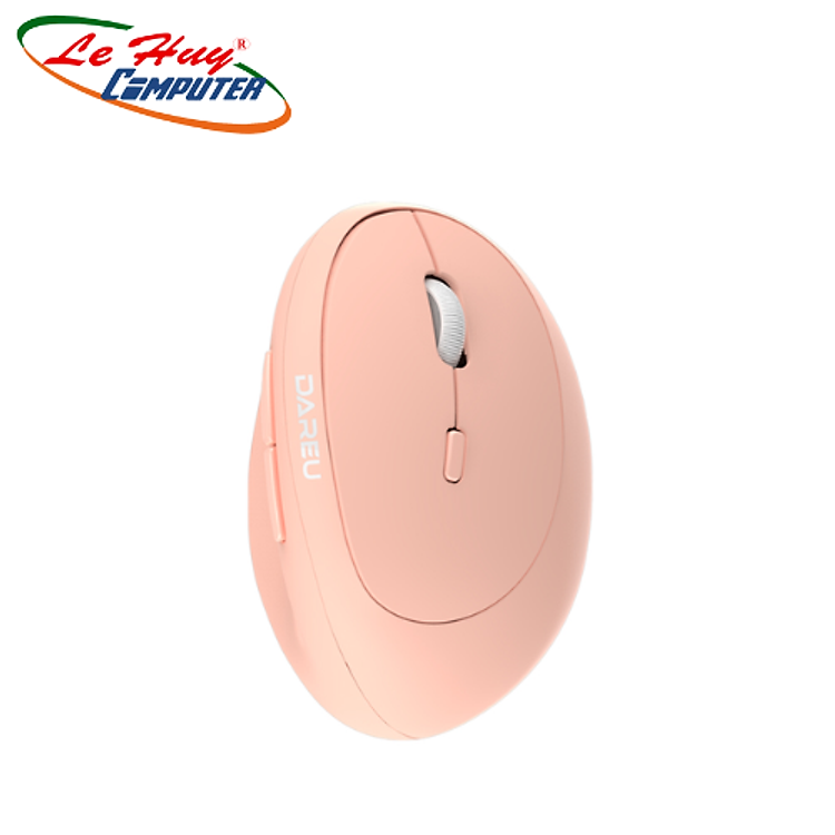 Chuột Không Dây Công Thái Học Dare-U LM158D - Đen/Hồng/Trắng/Xanh | Dual Mode: Wired + 2.4G - Hàng Chính Hãng