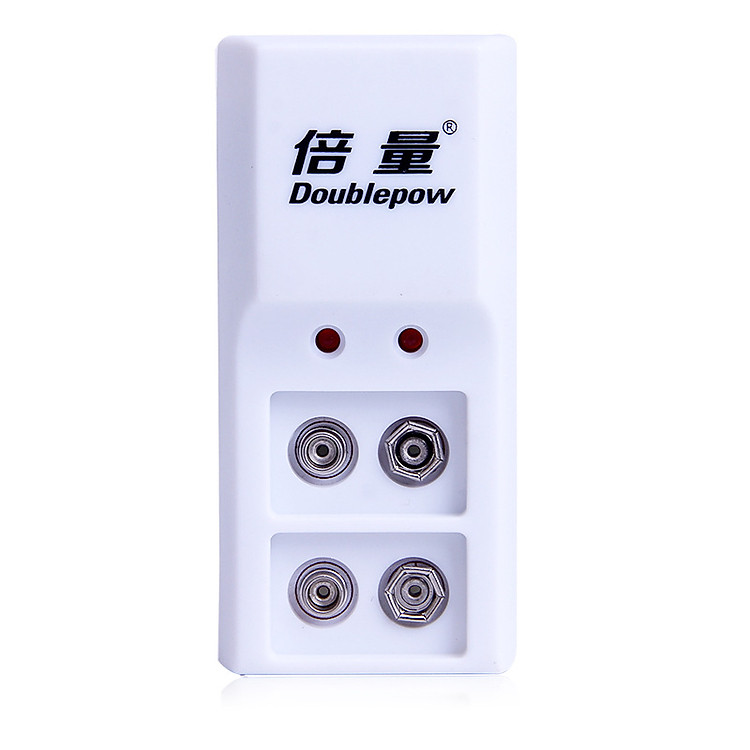 Bộ sạc pin vuông DP-B09 Kèm Pin Sạc Vuông 9V 6F22 280mah Doublepow