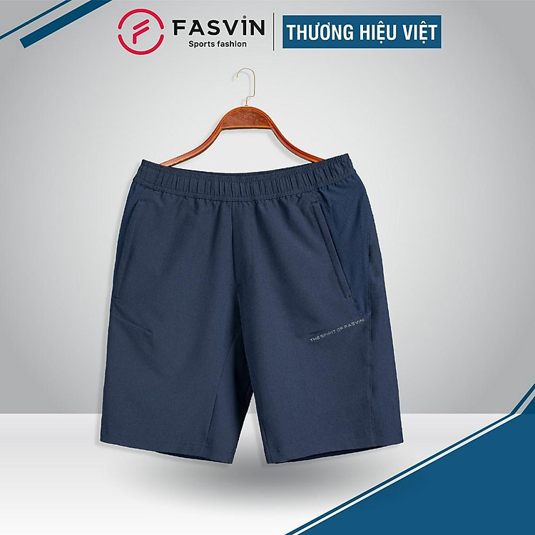 Quần Đùi Nam FASVIN Vải Gió Đẹp Hàng Nhà Máy Chất Lượng Cao Thể Thao Hay Mặc Nhà S23579.HN