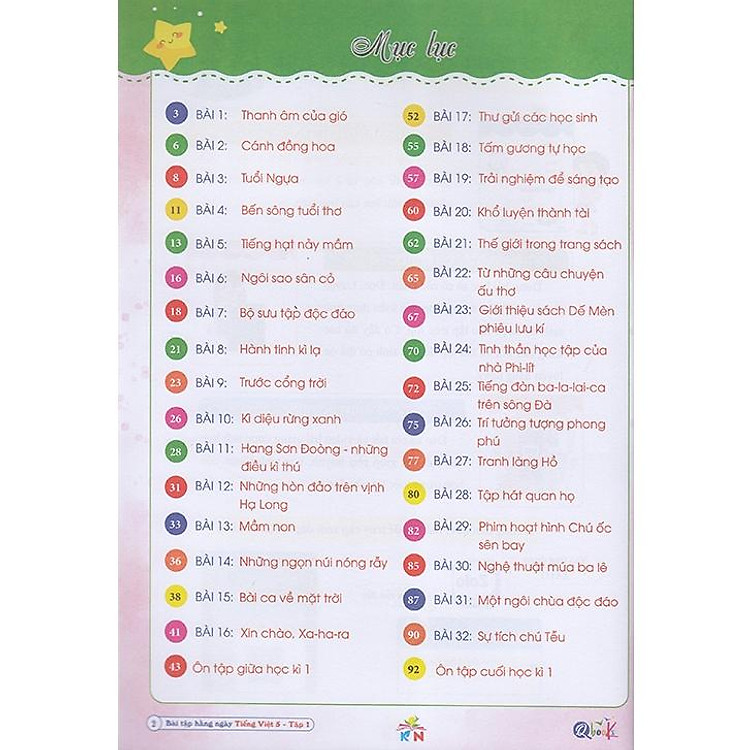 Bài Tập Hằng Ngày Tiếng Việt 5 (Tập 1) - Ảnh 2