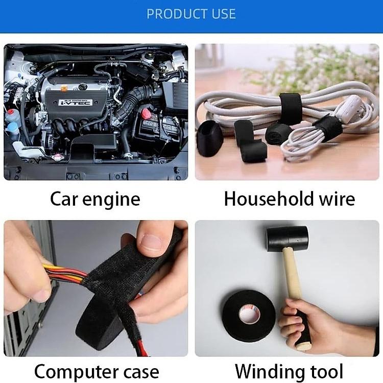 Băng dính vải chịu nhiệt 19mm x 15m - Ảnh 5