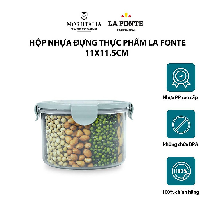 Hộp nhựa La Fonte đựng thực phẩm 700ml 180947