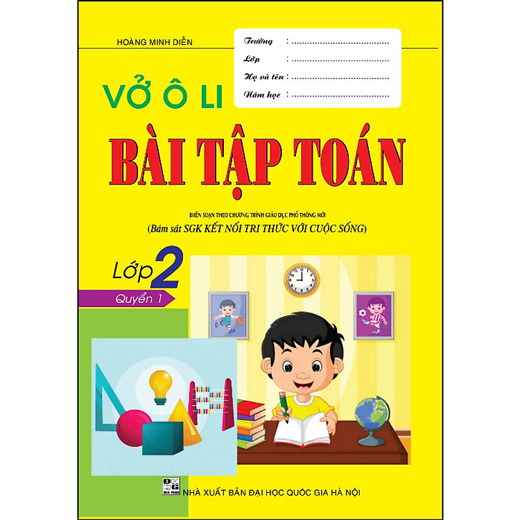 Vở Ô Li Bài Tập Toán 2/1 (Bám Sát SGD – Kết Nối Tri Thức)
