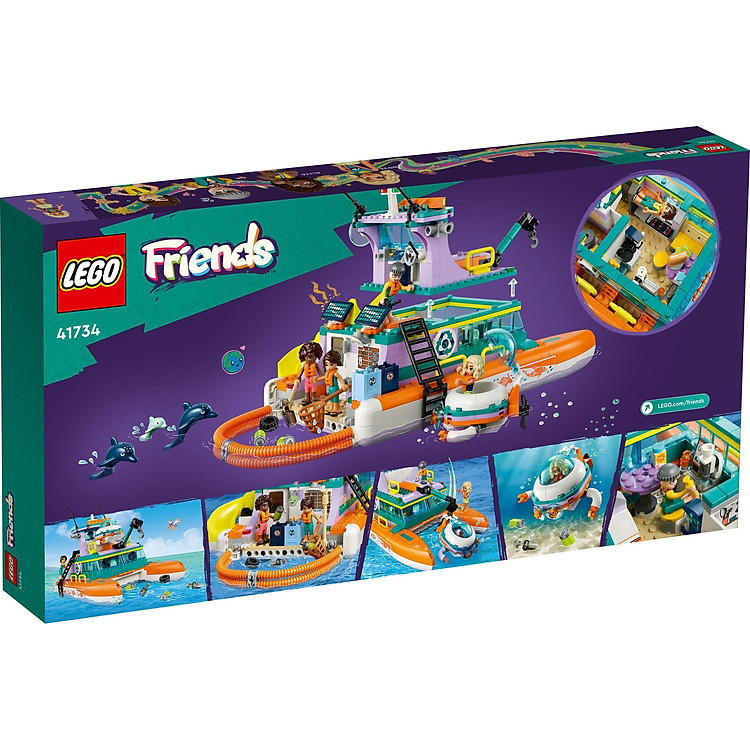 LEGO Friends 41734 Tàu cứu hộ biển Chính hãng Giá rẻ - Hình ảnh 5