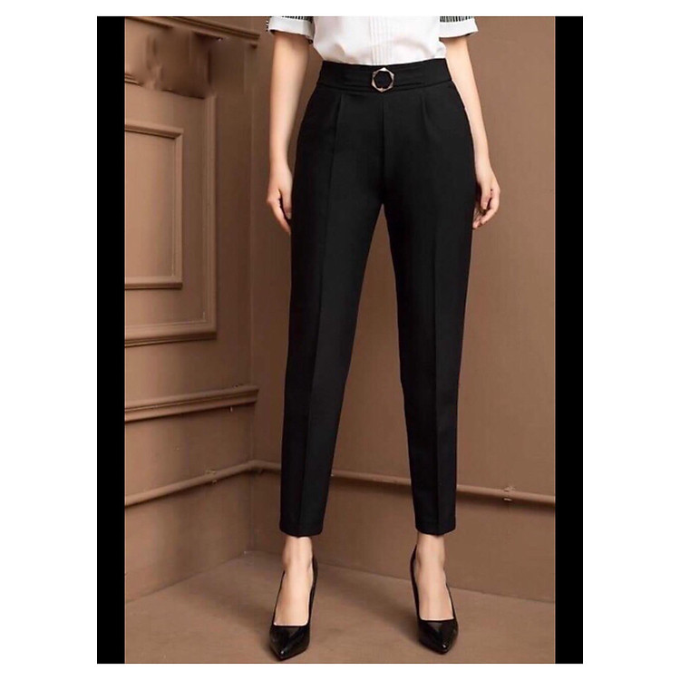 Quần tây khóa sườn kèm khuyên