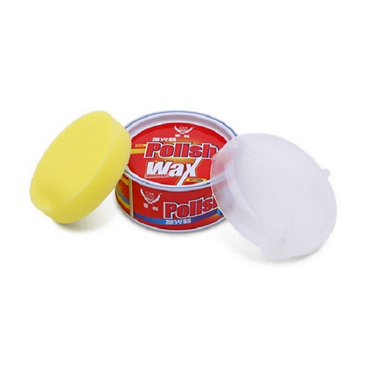 Hộp Sáp Đánh Bóng Và Phục Hồi Bảo Dưỡng Sơn Xe Hơi Xe Máy Polish Wax 200g (Vàng)
