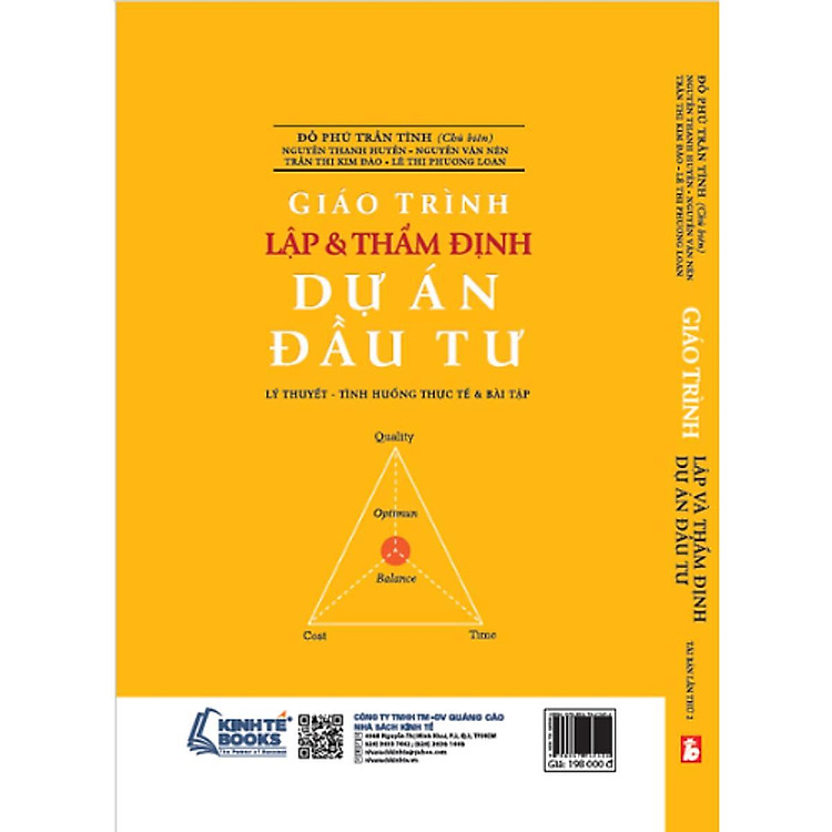 Giáo Trình Lập Và Thẩm Định Dự Án Đầu Tư - Lý Thuyết - Tình Huống Thực Tế Và Bài Tập - Ảnh 2