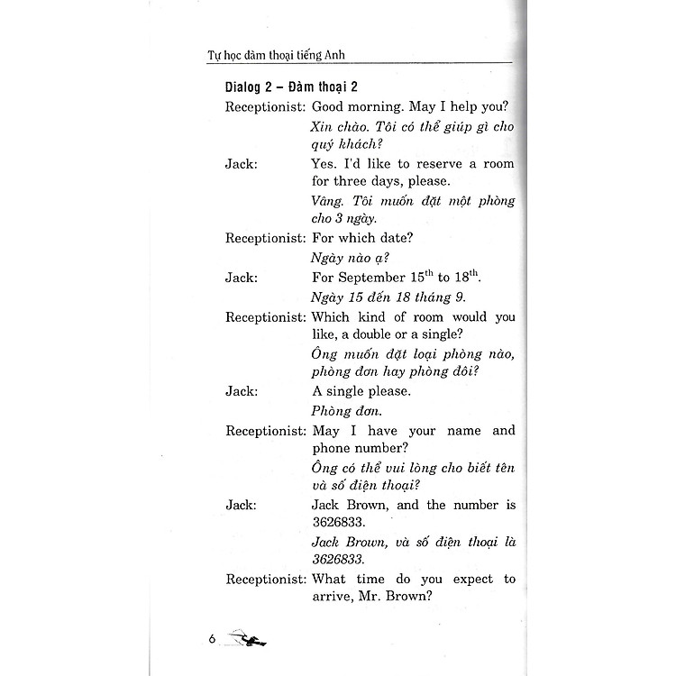 Tự Học Đàm Thoại Tiếng Anh Nhà Hàng - Khách Sạn - Ảnh 5