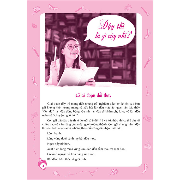 Cẩm Nang Tuổi Dậy Thì Con Gái - Ảnh 2