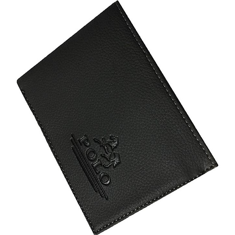 Ví nam da polo đen