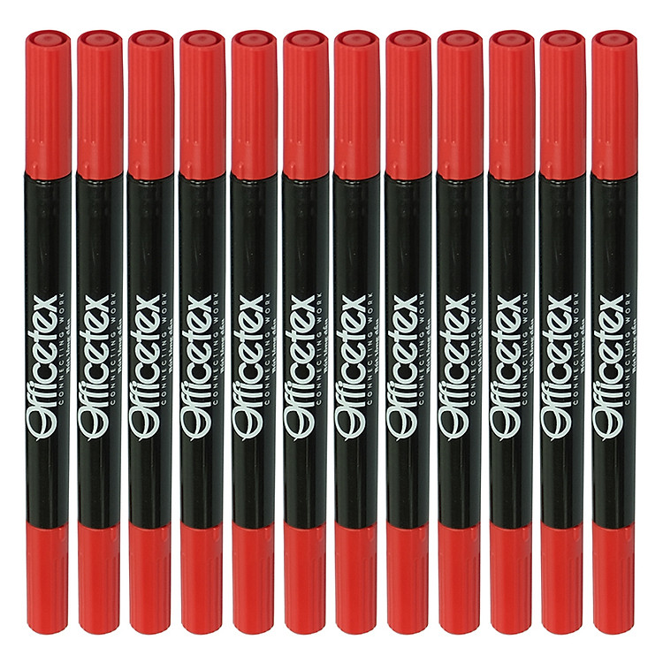Hộp 12 Bút Lông Dầu Officetex OT-PM002
