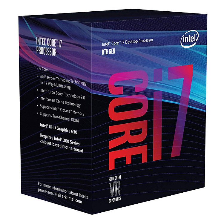 Bộ Vi Xử Lý CPU Intel Core i7-8700 (4.60GHz/12M) - Hàng Chính Hãng