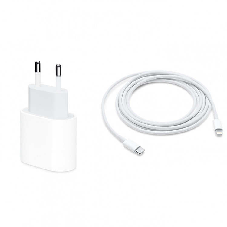 Combo bộ sạc công suất cao 18W dành cho các sản phẩm trang bị cổng Apple Lighting - Hàng chính hãng