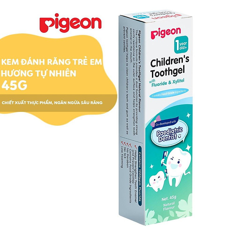 Mua Kem đánh răng cho bé Pigeon 45g Chính hãng Giá rẻ - Hình ảnh 3