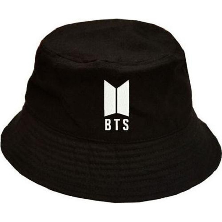 mũ tai bèo có thêu chữ bts