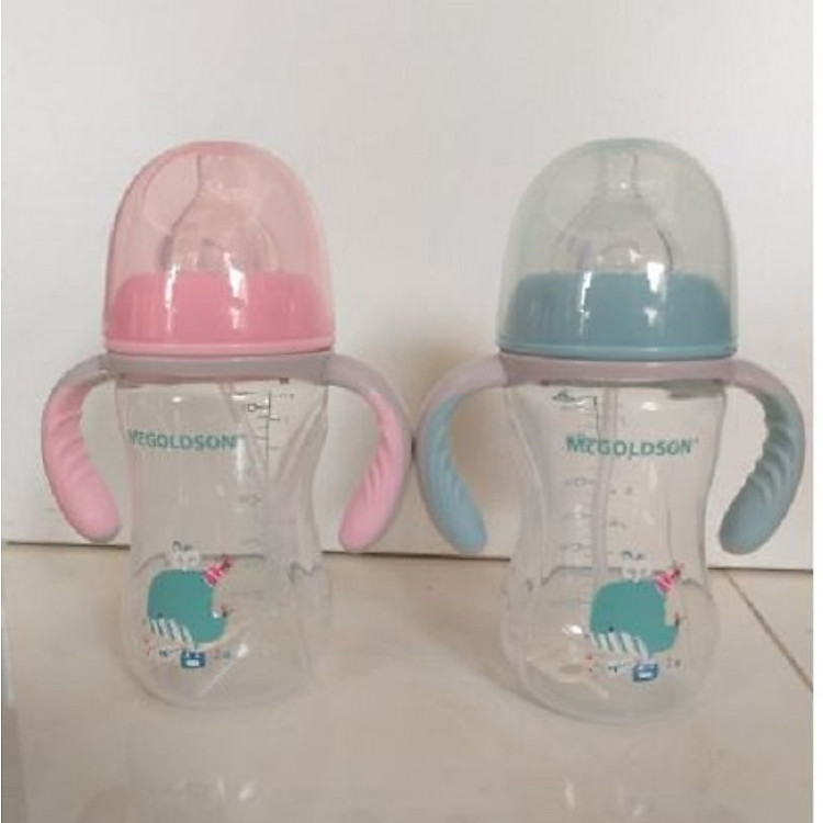 Bình sữa MCGoldson cổ rộng 300ml Giá tốt - Hình ảnh 3