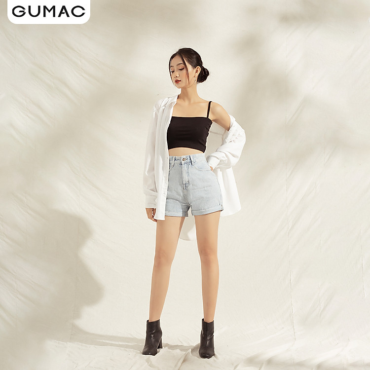 Quần short Jean nữ QJA1177 GUMAC