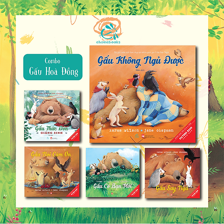 Bộ Sách Tranh Song Ngữ Gấu Hòa Đồng - Ảnh 2