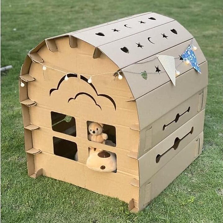 Nhà bìa lắp ráp cho bé Mai Mai Chính hãng Giá rẻ - Hình ảnh 4