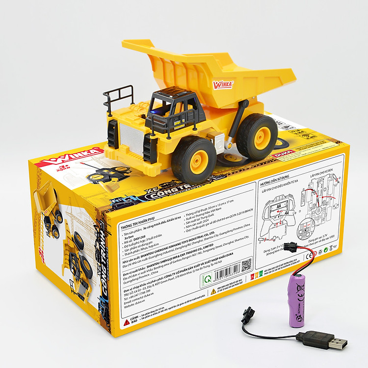 Đồ Chơi Xe Ben Điều Khiển Duka Chính hãng Giá rẻ - Hình ảnh 2