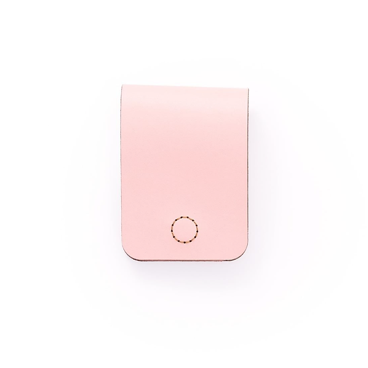 Bộ sản phẩm ví Pastel , chất liệu da bò, hiệu Khắc Tên - Hàng chính hãng