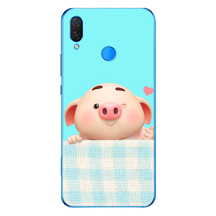Ốp lưng dẻo cho điện thoại Huawei Y9 2019_Pig Cute 07