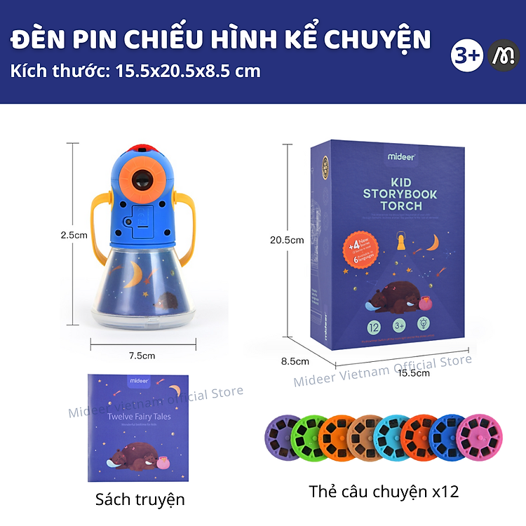 Đèn Pin Kể Chuyện Mideer Chính hãng Giá rẻ - Hình ảnh 3