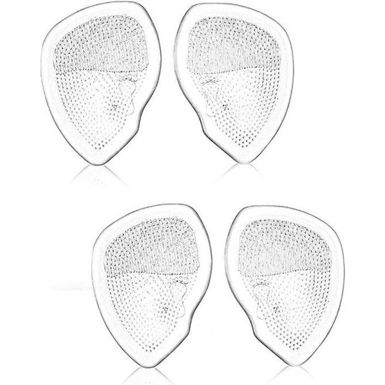 Combo 2 Bộ 4 Miếng Lót Đệm Mũi Giày Êm Chân Chống Trơn Trượt Silicon, Massage Chân, Chống Chai Lòng Bàn Chân