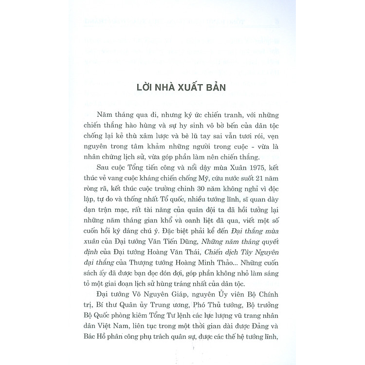 Tổng Hành Dinh Trong Mùa Xuân Toàn Thắng (Hồi Ức) - Ảnh 3