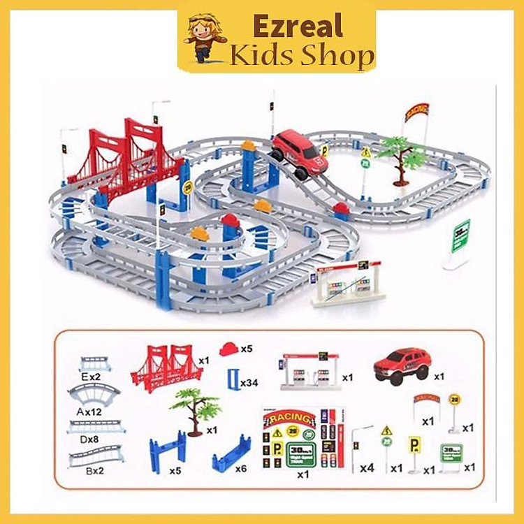 Bô Đồ Chơi Ô Tô Đường Đua 86 Chi Tiết Chính hãng Ưu đãi