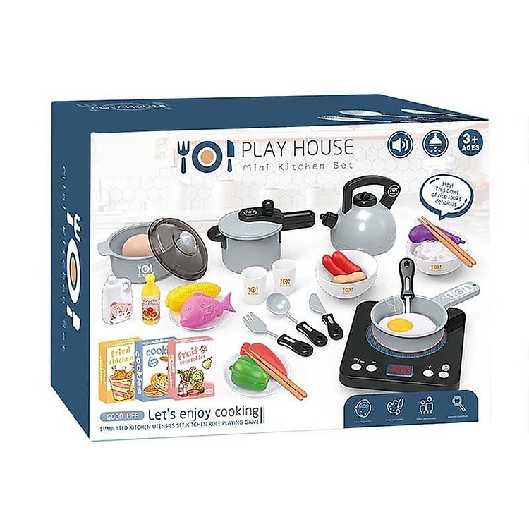 Bộ nấu ăn 36 chi tiết màu hồng Chính hãng Tiết kiệm - Hình ảnh 2