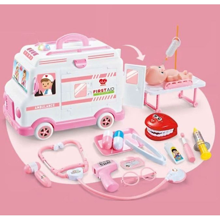 Đồ Chơi Bác Sĩ 30pcs Xe Cứu Thương Chính hãng Ưu đãi