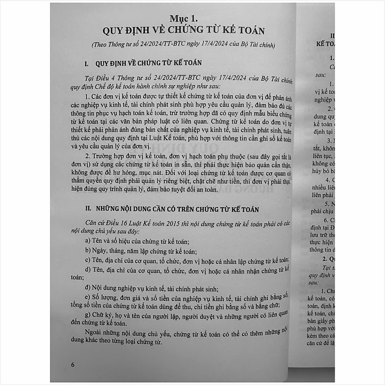 Hướng Dẫn Phương Pháp Ghi Chép, Thiết Kế Mẫu Chứng Từ, Sổ Kế Toán và Sơ Đồ Kế Toán Hành Chính Sự Nghiệp theo Thông tư 24/2024/TT-BTC (V2477T) - Ảnh 4
