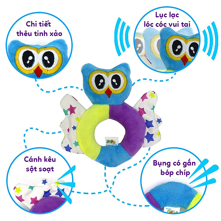 Đồ Chơi Cầm Tay Cú Vọ EASYKIDS Chính hãng Giá rẻ - Hình ảnh 3