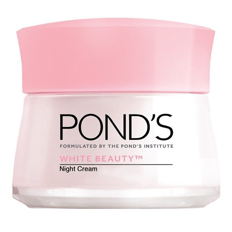 Kem Dưỡng Da Trắng Hồng Rạng Rỡ Pond's White Beauty Ban Đêm (30g)