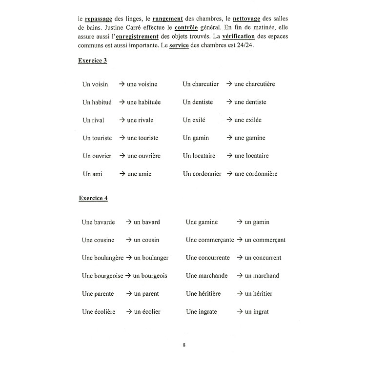 Bài Giải Ngữ Pháp Tiếng Pháp - Ảnh 2