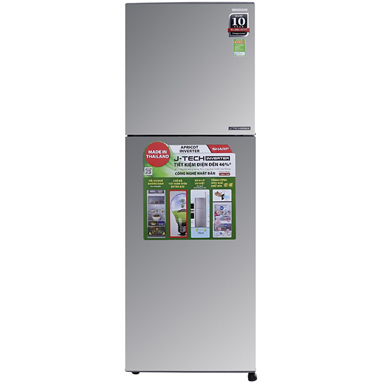 Tủ lạnh Sharp Inverter 224 lít SJ-X251E-SL
