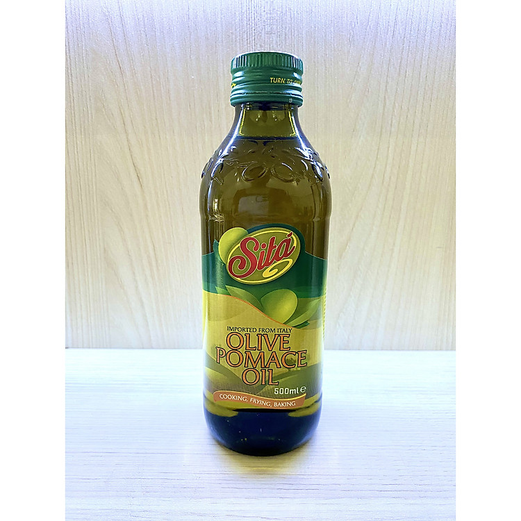 Dầu Oliu Pomace Cao Cấp Nhãn Hiệu Sita' 500ml Nhập Khẩu Ý Dùng trong Nấu Ăn, Trộn Salat, Làm Đẹp - Olive Pomace Oil 500Ml Sita (Dầu ăn) (Dầu Dưỡng Da)