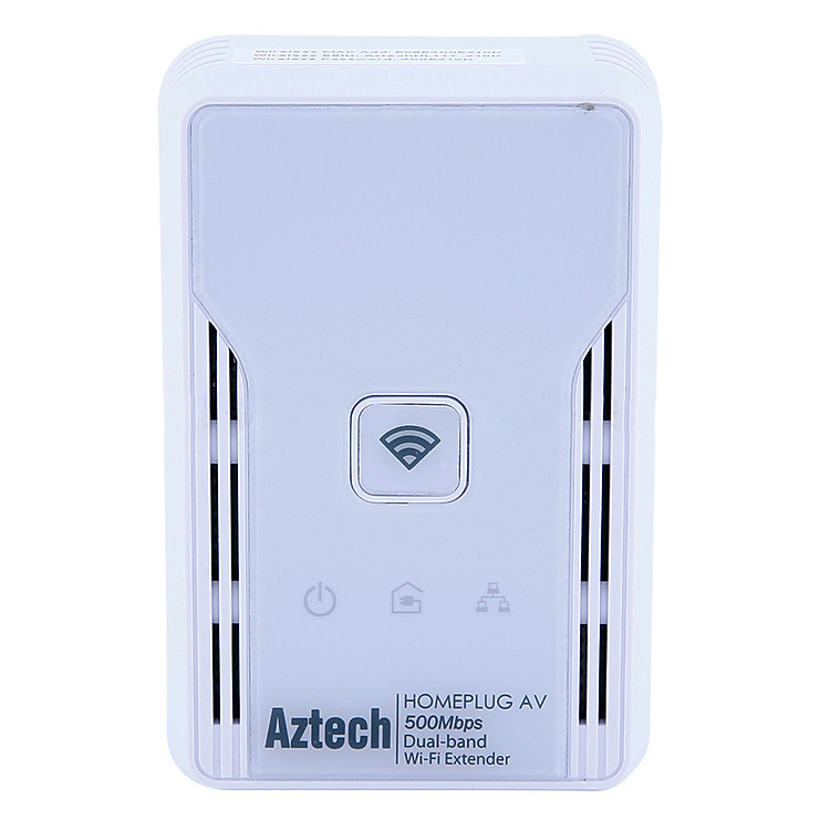 Aztech HL117EW - Bộ Truyền Mạng Qua Đường Dây Điện Tốc Độ 500Mbps Hỗ Trợ Wifi - Hàng Chính Hãng