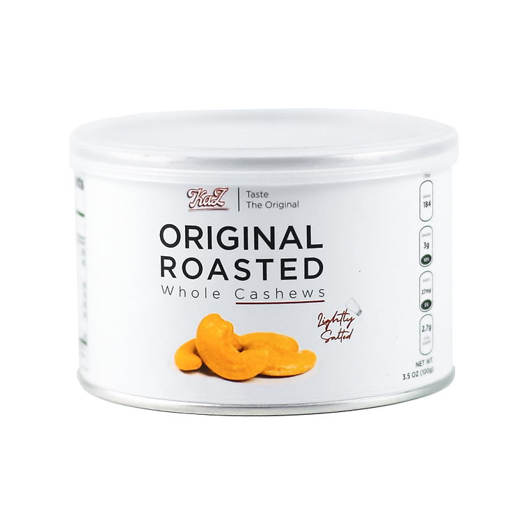 Hạt Điều Rang Muối Vị Nguyên Bản Kaz 100g - Salt Roasted Whole Cashews