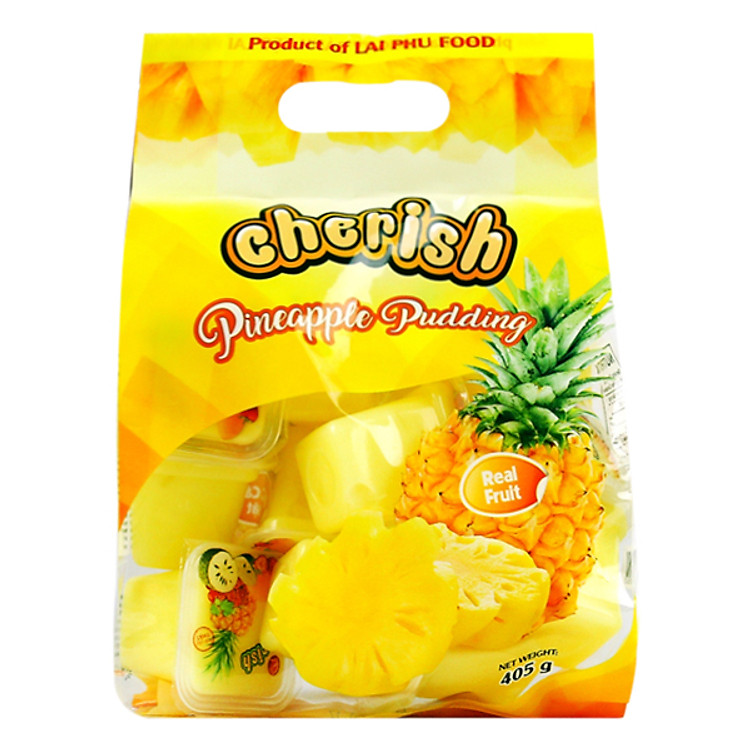 Thạch pudding Cherish vị Thơm 405g
