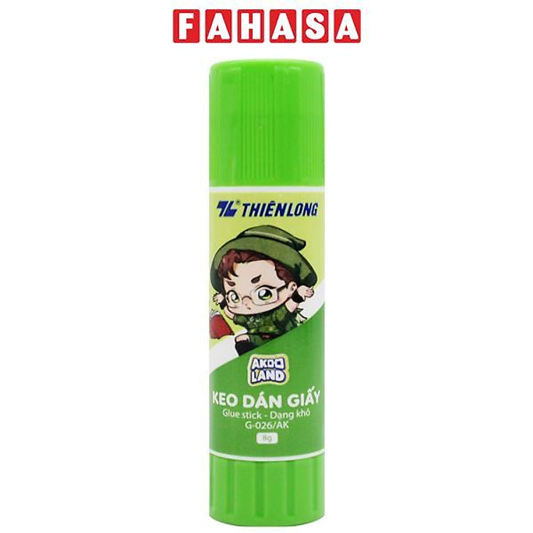 Keo Khô Dán Giấy Thiên Long G-026/AK – Màu Xanh Lá