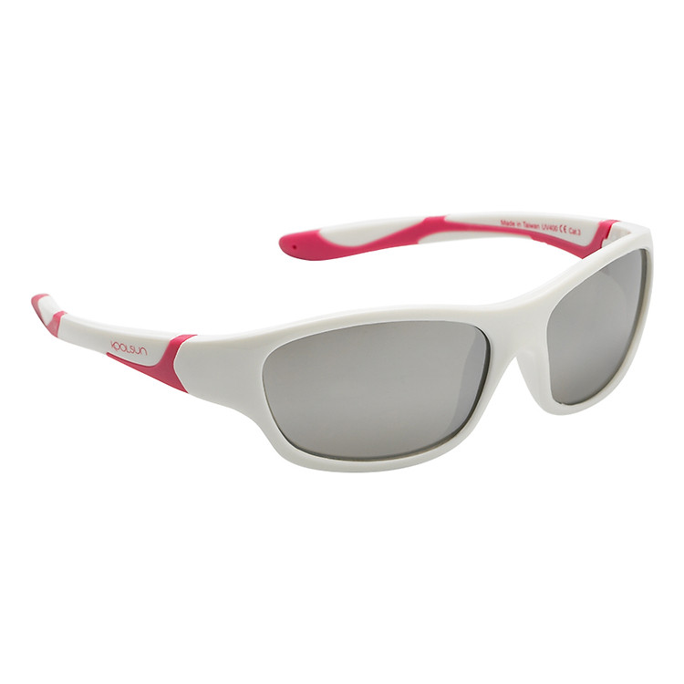 Kính Mát Thể Thao Cho Bé KOOLSUN SPWHCA003 White Cabaret (3 - 8 tuổi)