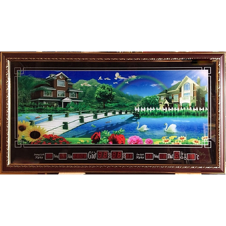 Tranh phong cảnh lịch vạn niên -MS711