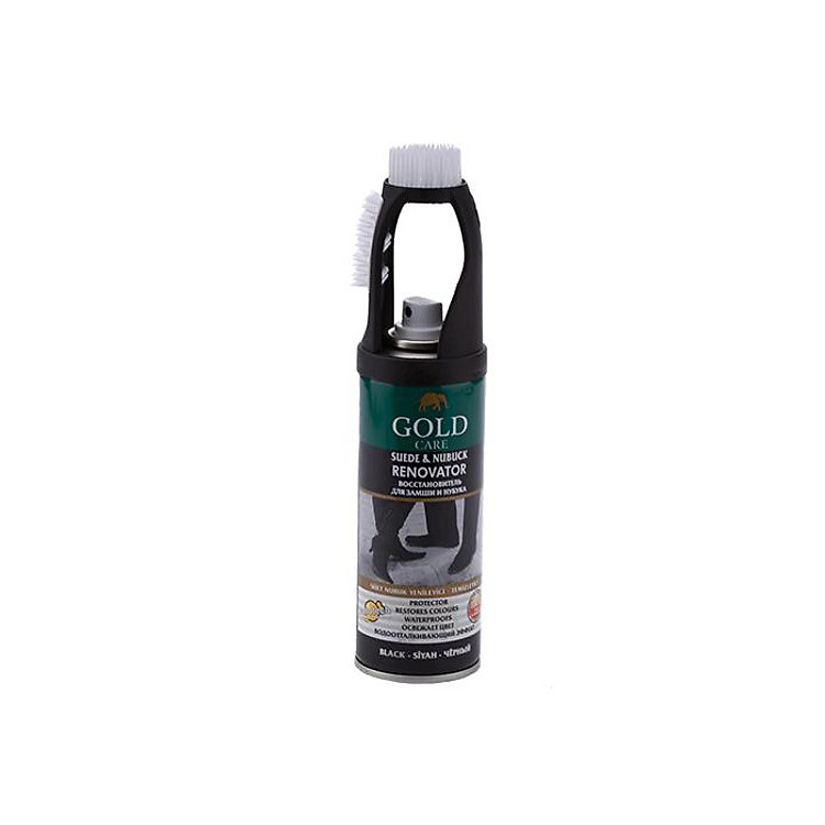 Combo Chăm Sóc Giày Da Lộn GoldCare Gồm Bình Xịt Dưỡng GC3001 250ML và Bình Xịt Khử Mùi Giày, Da GC3003
